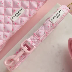 Cocopup Leads-Quilted Ditsy Floral Pink Lead