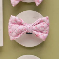 Cocopup Bow Ties-Quilted Ditsy Floral Pink Bow Tie