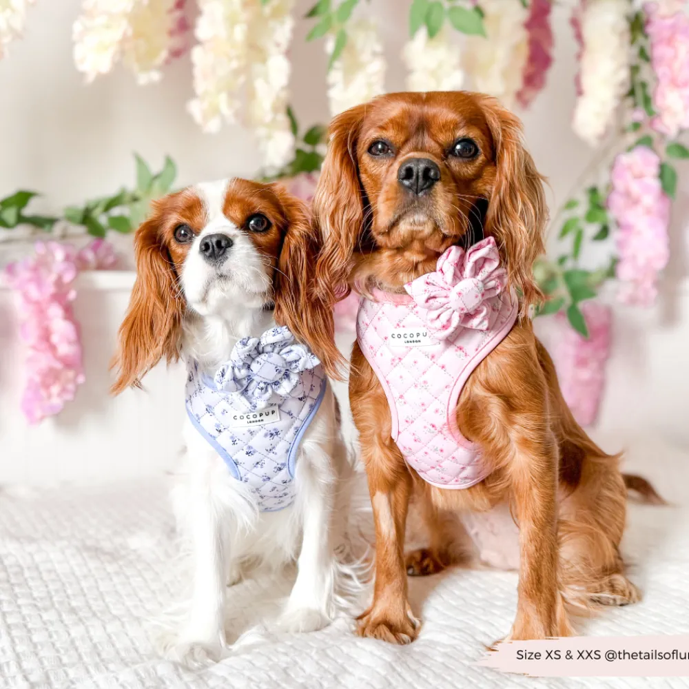 Cocopup Collar Flowers-Quilted Ditsy Floral Pink Collar Flower