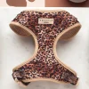 Cocopup Adjustable Neck Harnesses-Quilted Leopard Pup Adjustable Neck HARNESS