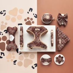 Cocopup Bow Ties-Quilted Leopard Pup Bow Tie