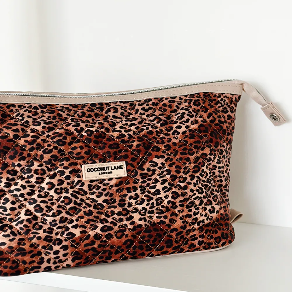 Cocopup Magic Lifestyle Pouch-Quilted Leopard Pup Magic Lifestyle Pouch - By Coconut Lane