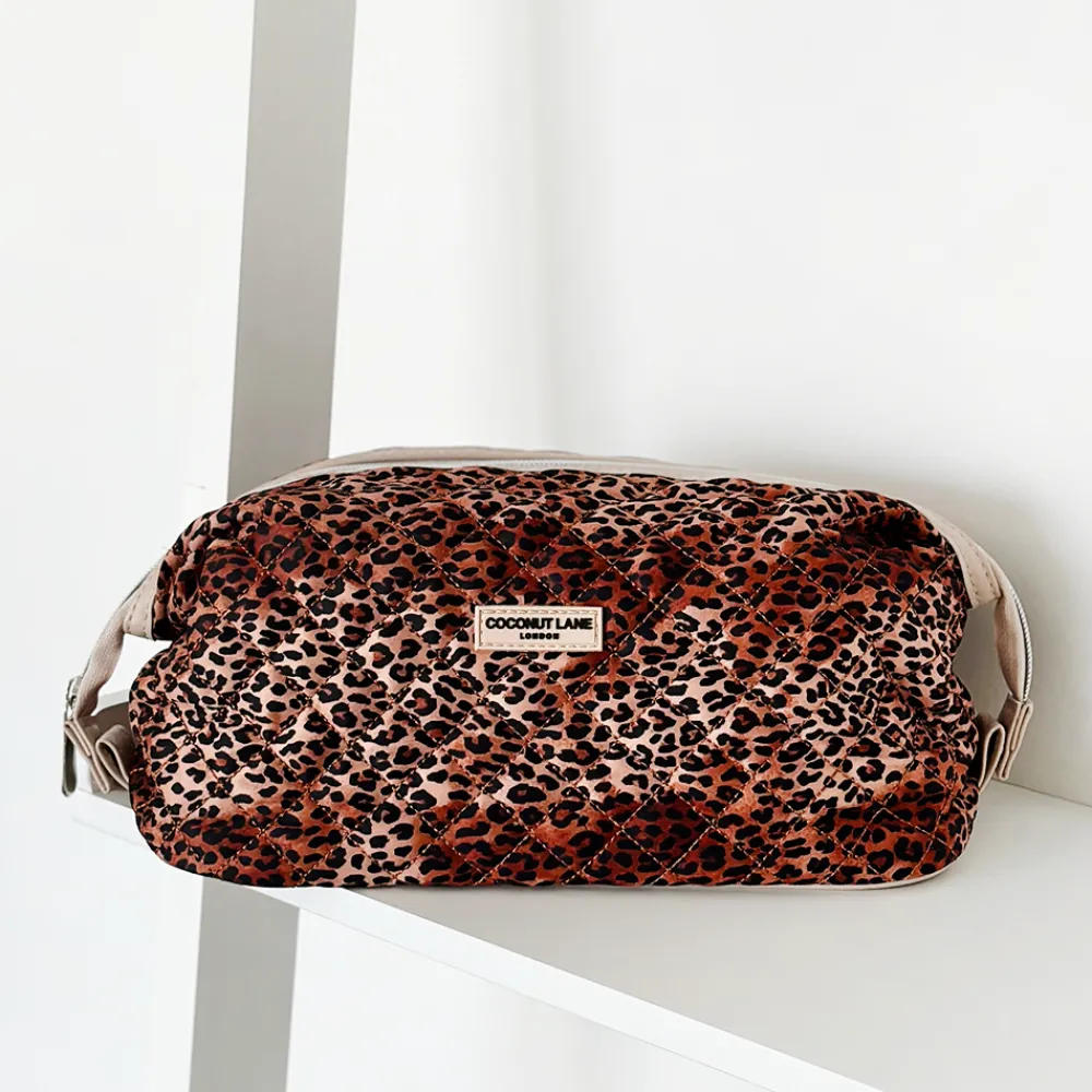 Cocopup Magic Lifestyle Pouch-Quilted Leopard Pup Magic Lifestyle Pouch - By Coconut Lane