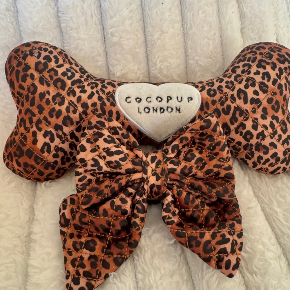 Cocopup Sailor Bow Ties-Quilted Leopard Pup Sailor Bow Tie