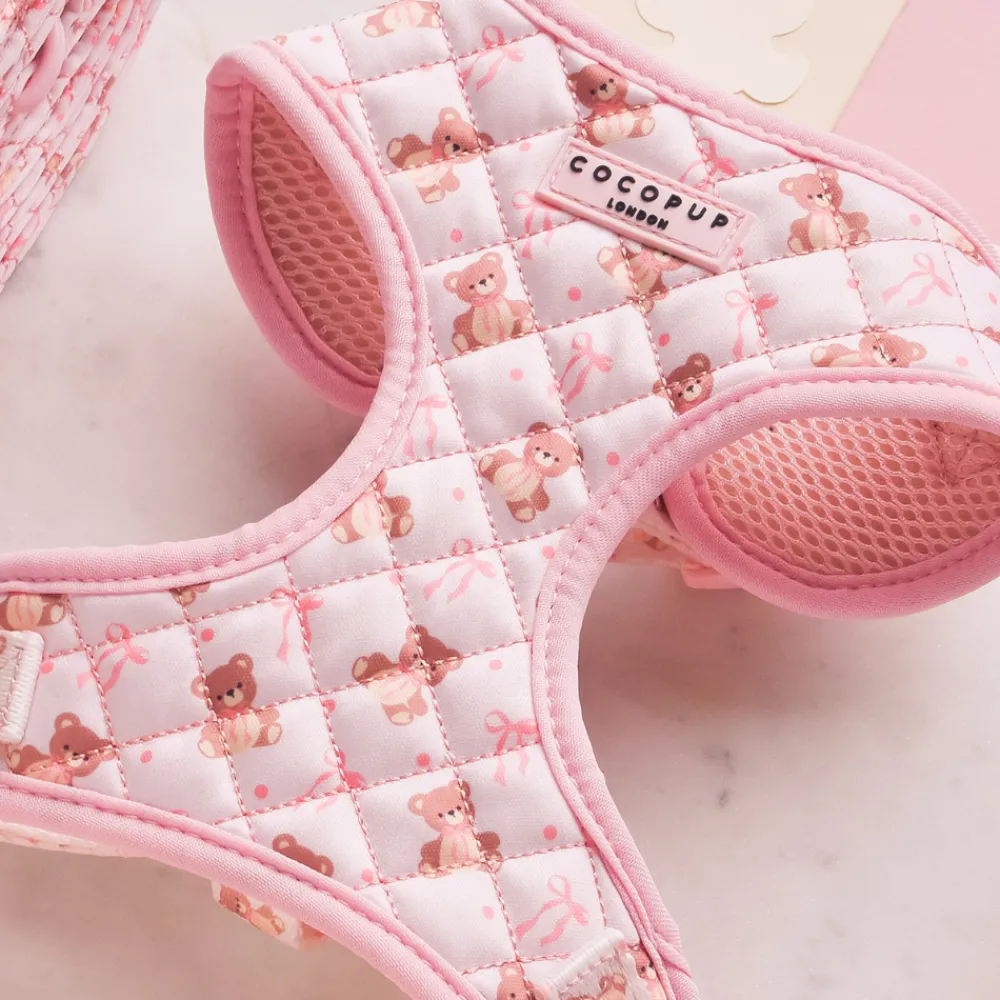 Cocopup Adjustable Neck Harnesses-Quilted Thea Teddy Adjustable Neck HARNESS