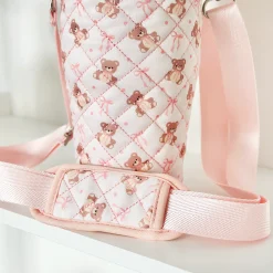Cocopup Tumbler Carry Cases-Quilted Thea Teddy Tumbler Carry Case by Coconut Lan