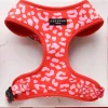 Cocopup Adjustable Neck Harnesses-Red & Pink Leopard Adjustable Neck HARNESS