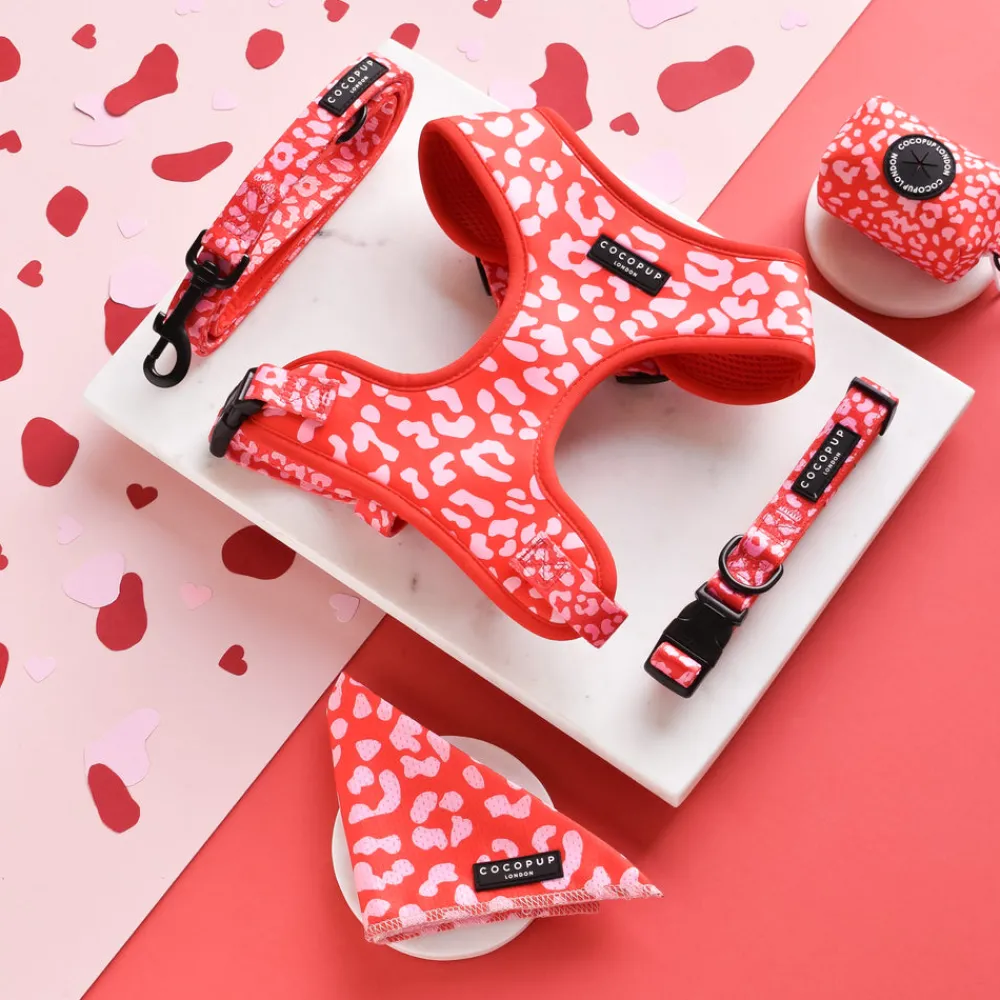 Cocopup Poop Bag Holders | Poop Bag Holders-Red & Pink Leopard Poop Bag Holder