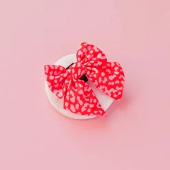 Cocopup Sailor Bow Ties-Red & Pink Leopard Sailor Bow Tie