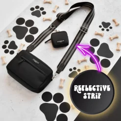 Cocopup Bag Straps-Reflective Bag Strap - Black