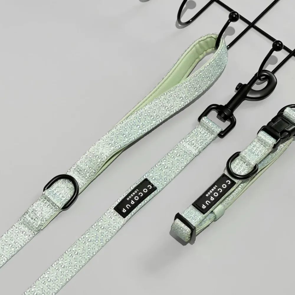 Cocopup Puppy Leads & Collars | Leads-Sage Leopard Lead - Puppy