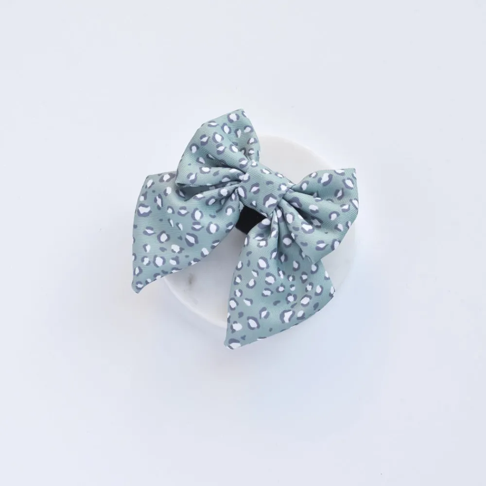 Cocopup Sailor Bow Ties-Sage Leopard Sailor Bow Tie