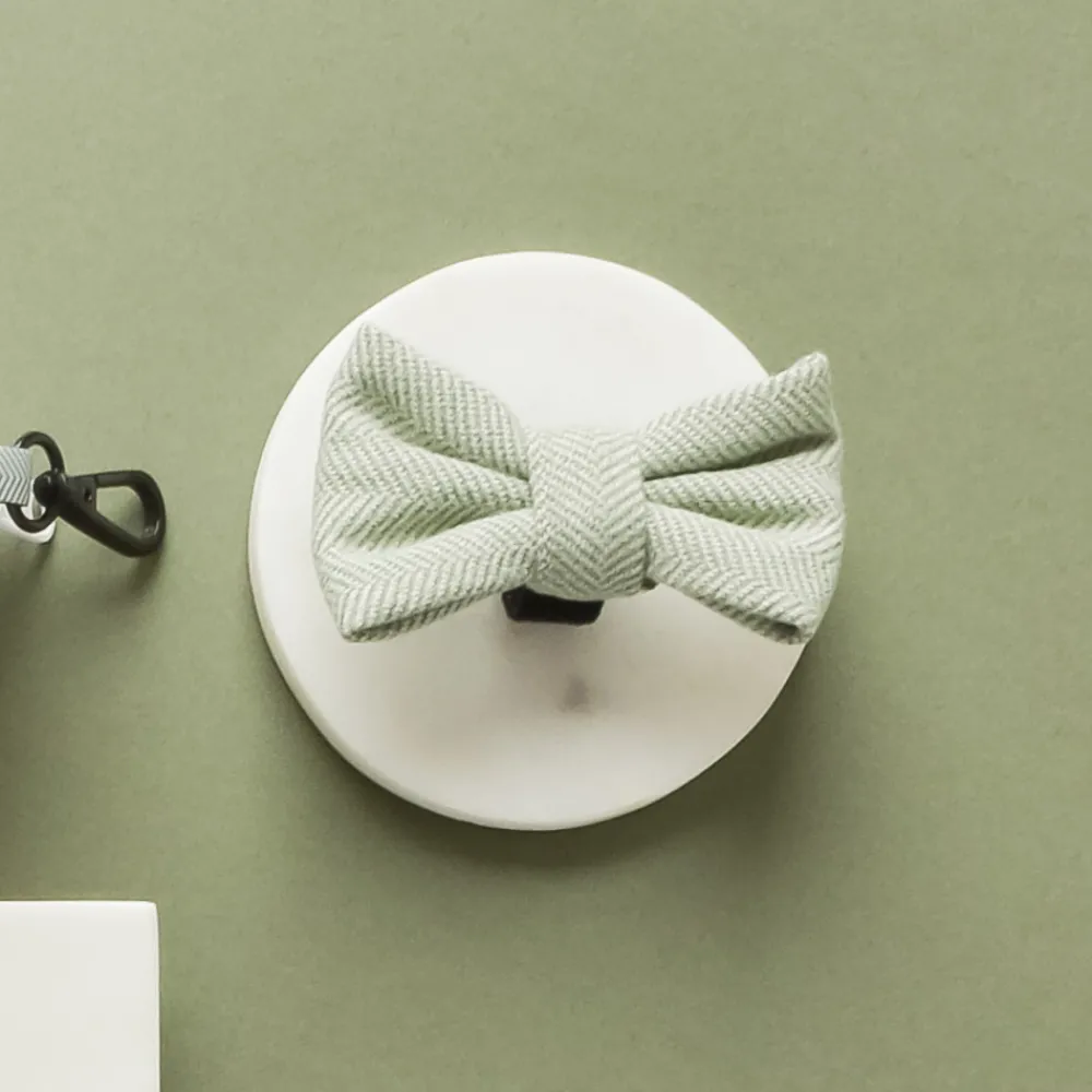 Cocopup Bow Ties | Bow Ties-Sage Tweed Bow Tie
