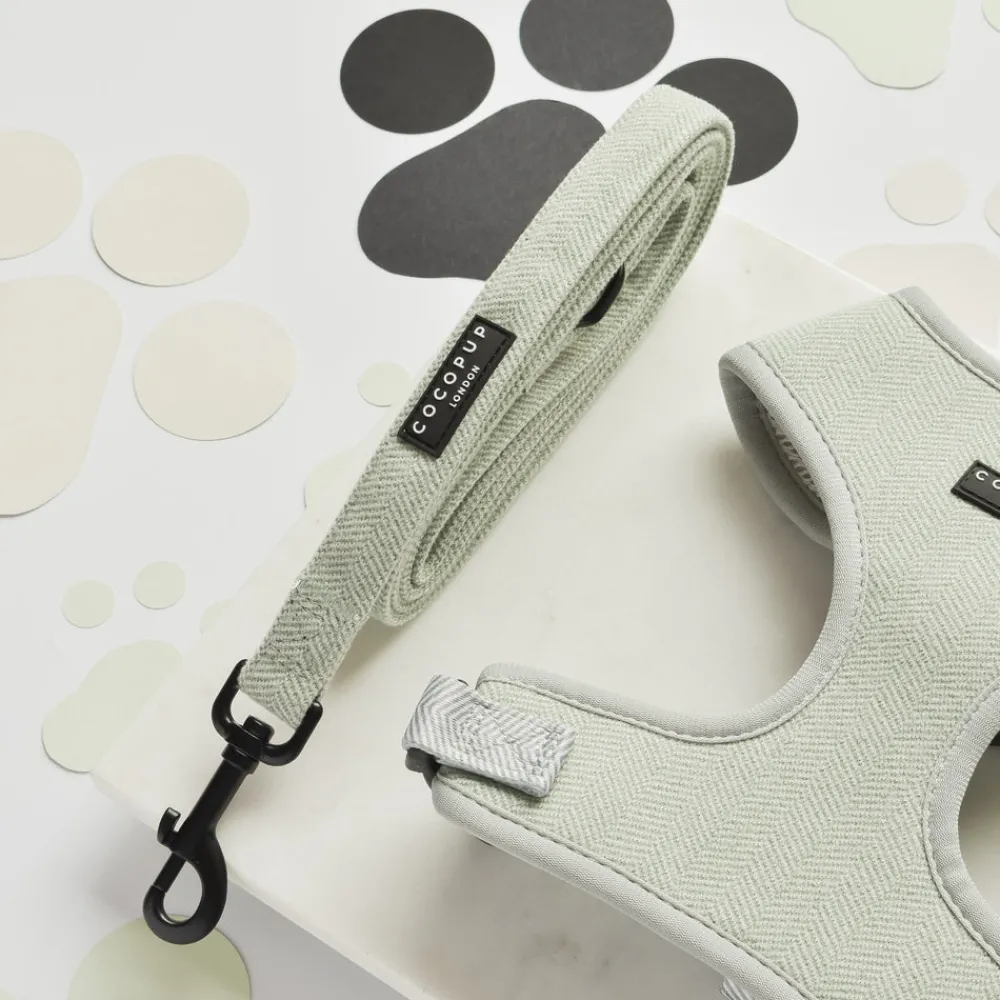 Cocopup Leads | Puppy Leads & Collars-Sage Tweed Lead - Puppy