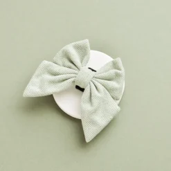 Cocopup Sailor Bow Ties | Bow Ties-Sage Tweed Sailor Bow Tie