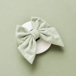 Cocopup Sailor Bow Ties | Bow Ties-Sage Tweed Sailor Bow Tie