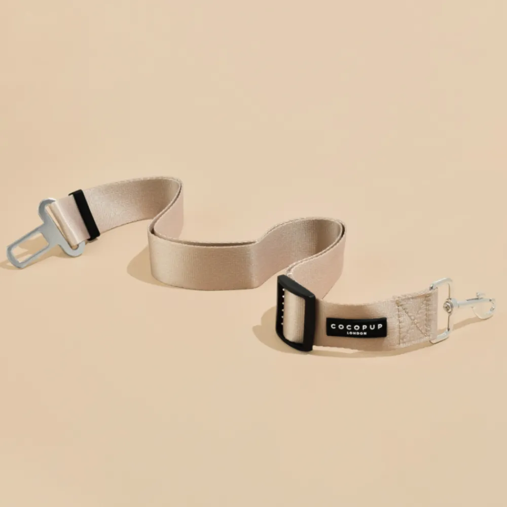 Cocopup Seatbelt Restraints-Seat Belt Restraint - Plain Nude