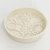 Cocopup Slow Feed Dog Bowls-Silicone Slow Feed Dog Bowl - Cream Flowers