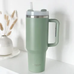 Cocopup Tumblers-Soft Sage Stainless Steel Tumbler - By Coconut Lane