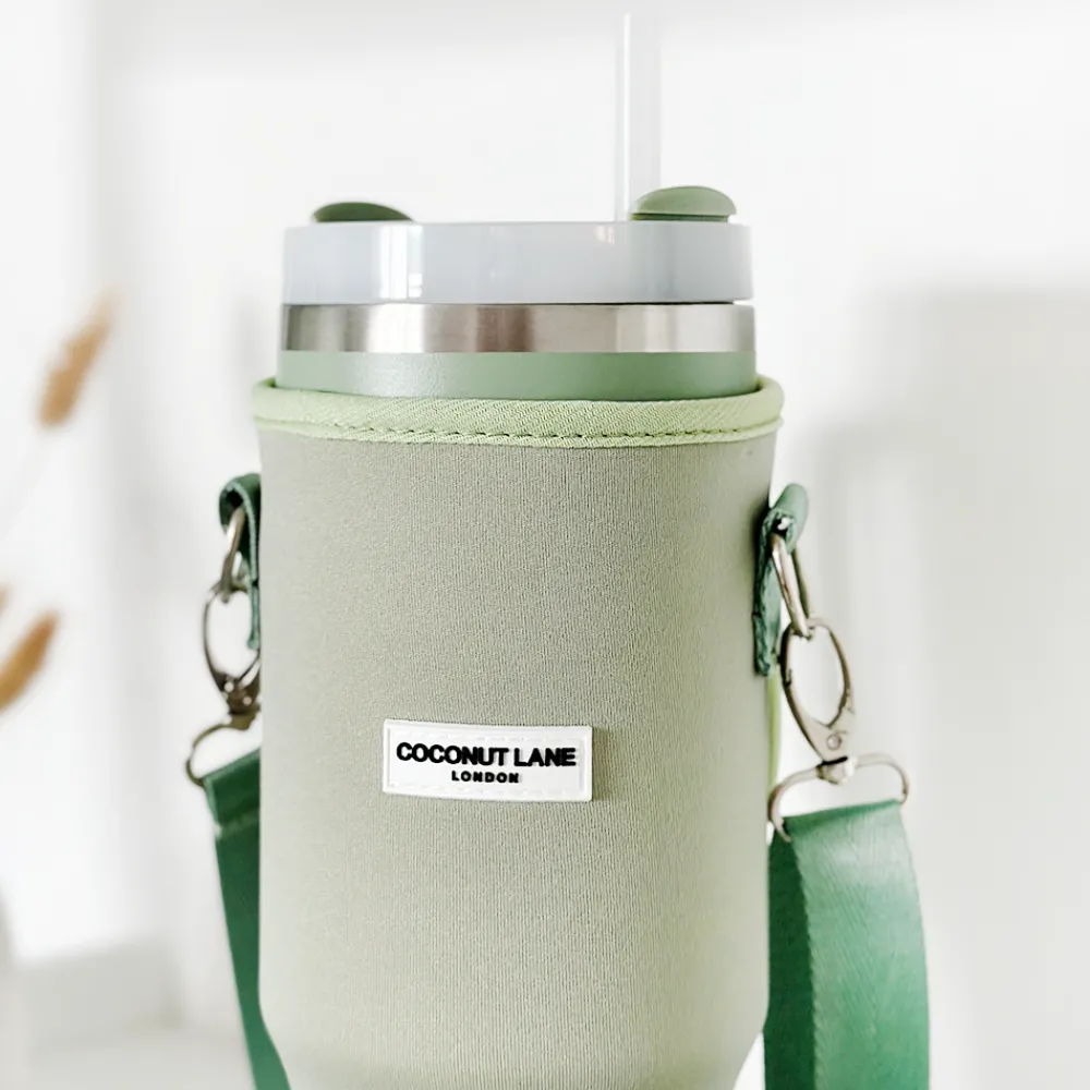 Cocopup Tumbler Carry Cases-Soft Sage Tumbler Carry Case by Coconut Lane