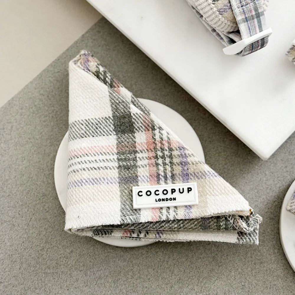 Cocopup Bandanas-Spring Plaid Bandana
