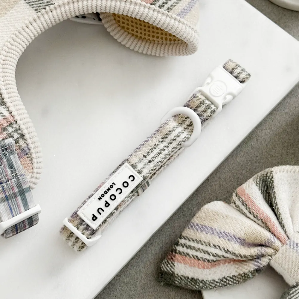 Cocopup Collars | Puppy Leads & Collars-Spring Plaid COLLAR