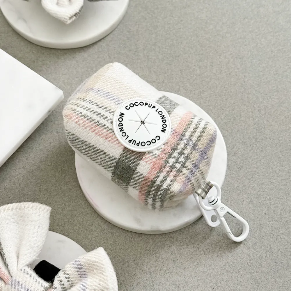 Cocopup Poop Bag Holders | Poop Bag Holders-Spring Plaid Poop Bag Holder