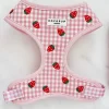Cocopup Adjustable Neck Harnesses-Strawberry Picnic Pup Adjustable Neck HARNESS