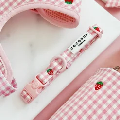 Cocopup Collars | Puppy Leads & Collars-Strawberry Picnic Pup COLLAR