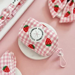 Cocopup Poop Bag Holders | Poop Bag Holders-Strawberry Picnic Pup Poop Bag Holder