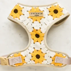 Cocopup Adjustable Neck Harnesses-Sunflower Patch Adjustable Neck HARNESS