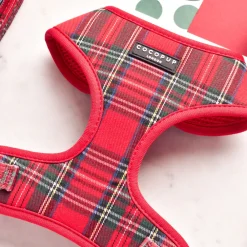 Cocopup Adjustable Neck Harnesses-Tartan Adjustable Neck HARNESS