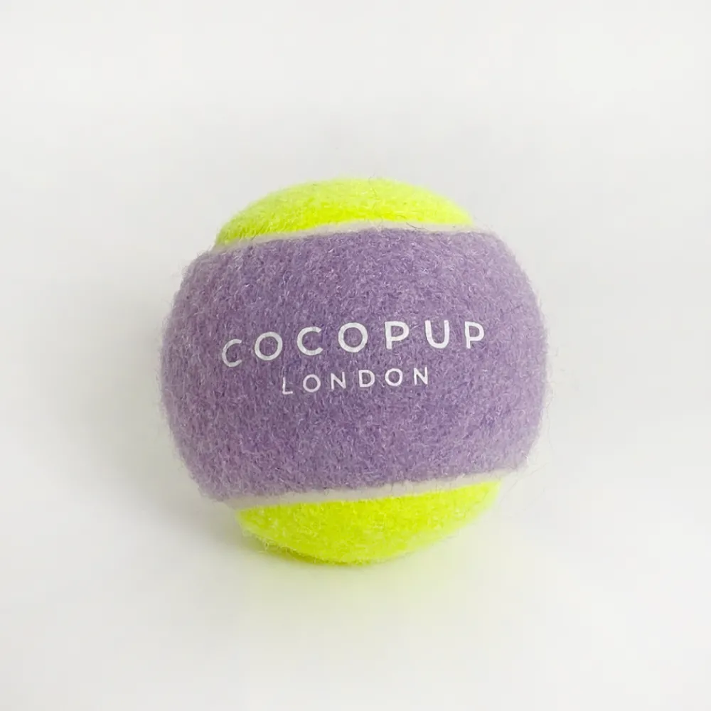 Cocopup Rucksack Accessories | Tennis Balls-Tennis Ball - Lilac & Yellow