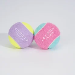 Cocopup Rucksack Accessories | Tennis Balls-Tennis Ball - Lilac & Yellow