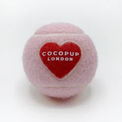 Cocopup Tennis Balls | Tennis Balls ðū-Tennis Ball - Pink & Red Heart