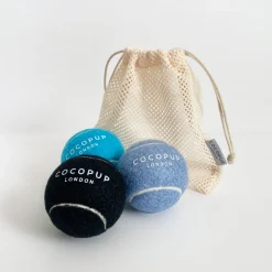 Cocopup Tennis Balls | Tennis Balls 🎾-Tennis Ball BUNDLE- Black, Ballin' Blue, Bright Blue