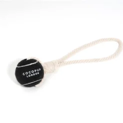 Cocopup Rope Toys | Tennis Balls-Tennis Ball Rope Toy - Midnight Black
