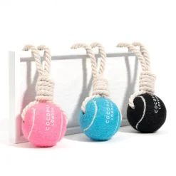 Cocopup Tennis Balls | Tennis Balls 🎾-Tennis Ball Rope Toy Bundle