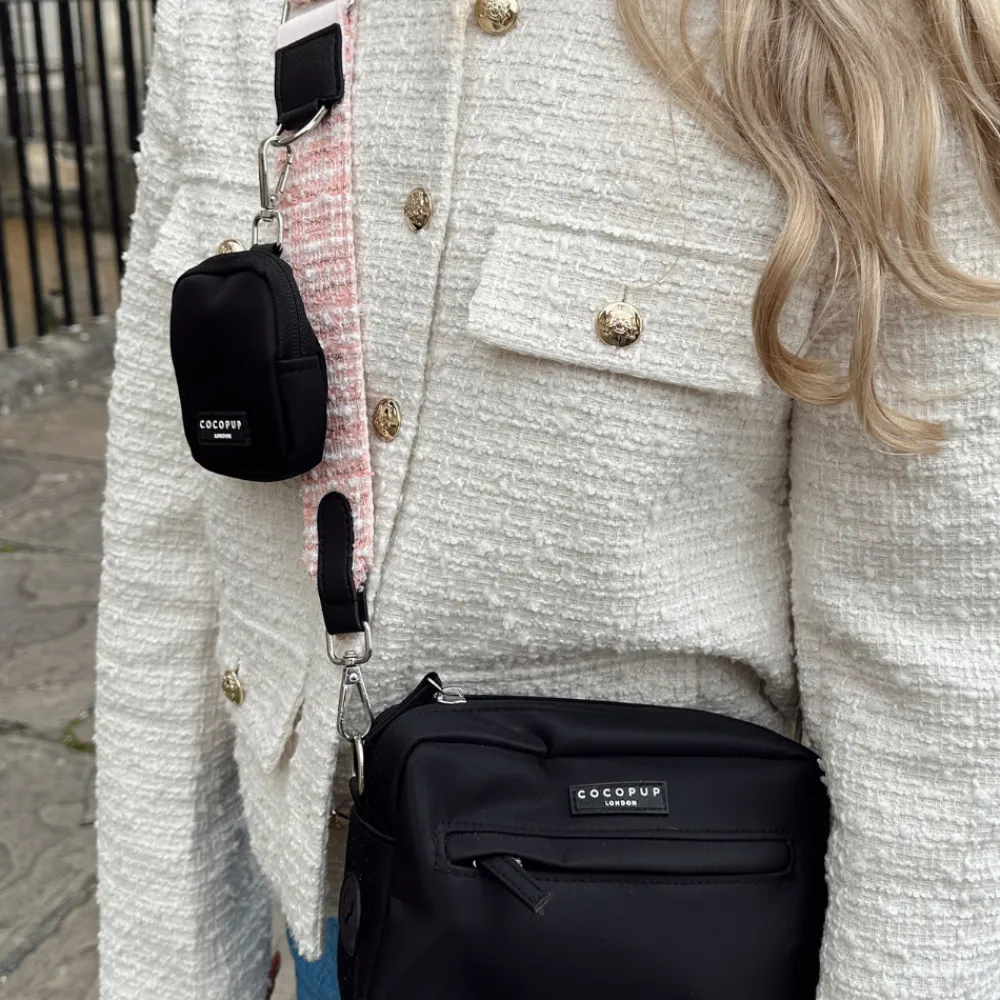 Cocopup Bag Straps-Textured Tweed Bag Strap - Pink