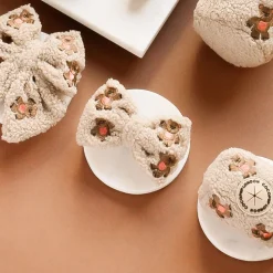 Cocopup Bow Ties-Theo Embroidered Teddy Bow Tie