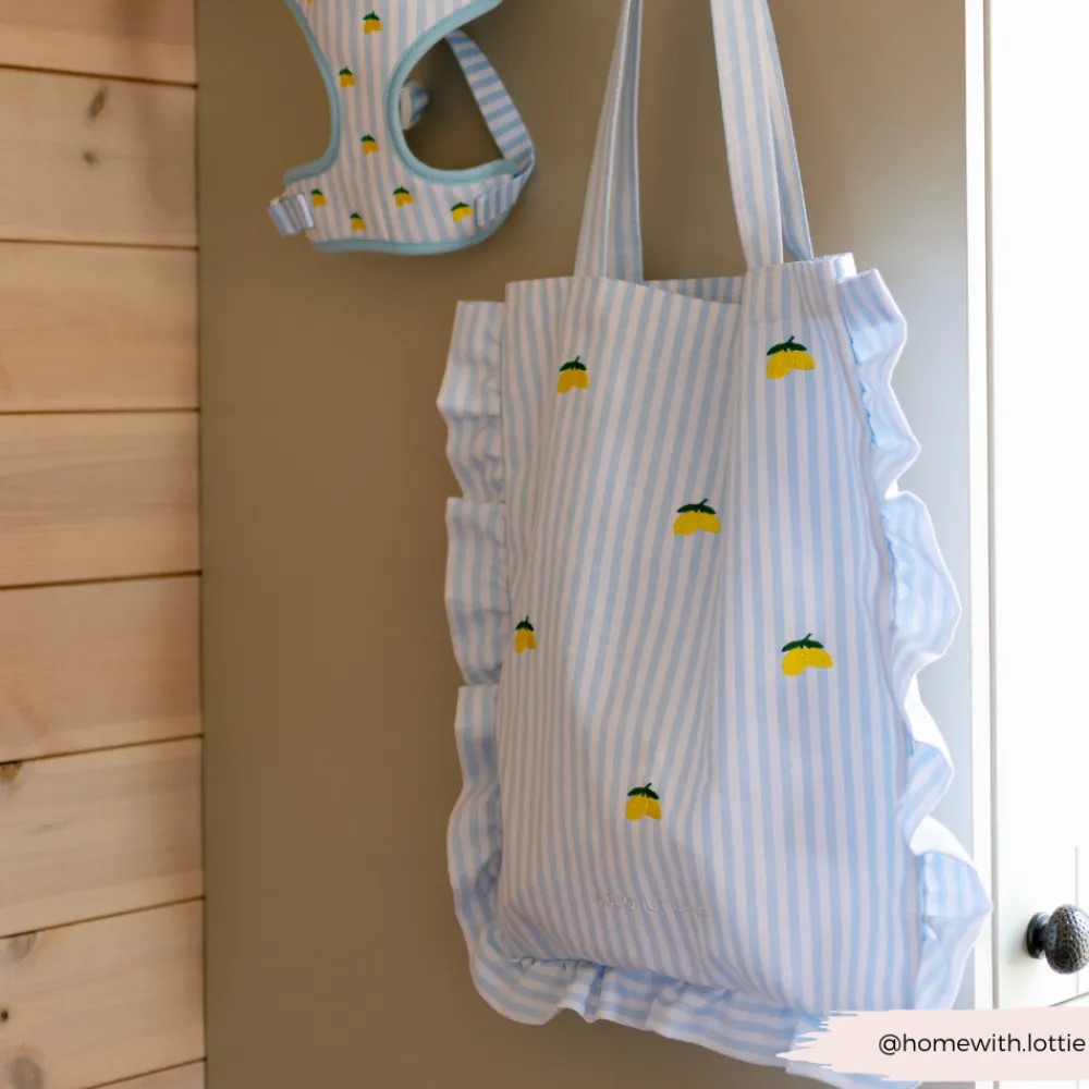 Cocopup Tote Bags-Tote Bag by Coconut Lane - Living La Vida Lemon