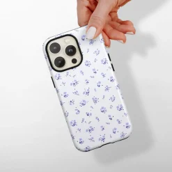 Cocopup Tough Phone Cases-Tough Phone Case - Ditsy Floral Periwinkle