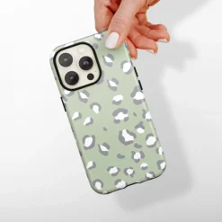 Cocopup Tough Phone Cases-Tough Phone Case - Sage Leopard
