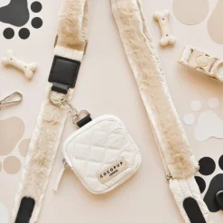 Cocopup Treat Pouches-Treat Pouch - Cream Quilted