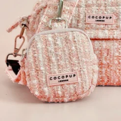 Cocopup Treat Pouches-Treat Pouch - Pink Textured Tweed