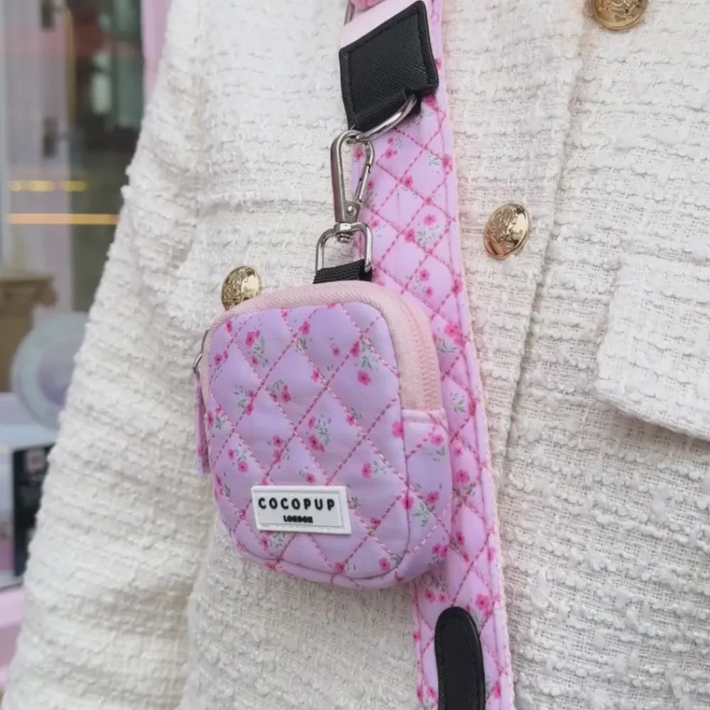 Cocopup Treat Pouches-Treat Pouch - Quilted Ditsy Floral Pink